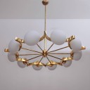 John Salibello - Circular Brass Chandelier